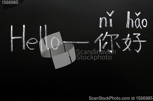 Image of Learning Chinese language from hello