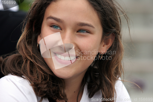 Image of Happy teenage girl