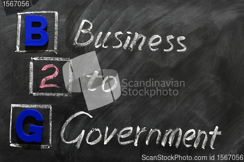 Image of Acronym of B2G - Business to government