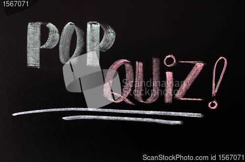 Image of Pop quiz