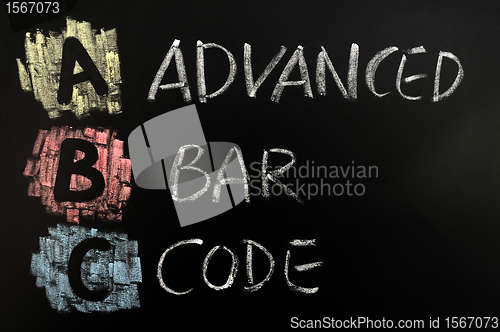 Image of Acronym of ABC - Advanced Bar Code