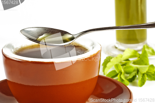 Image of Stevia rebaudiana, support for sugar