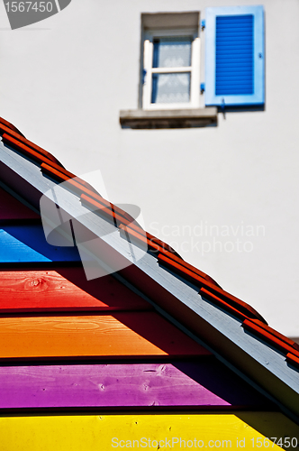 Image of painted roof