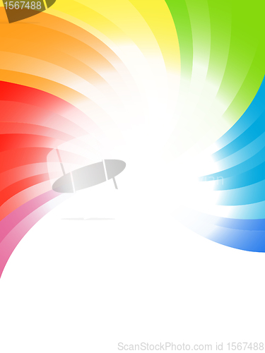 Image of Vector rainbow background