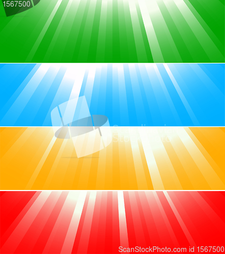 Image of Vector colorful banners