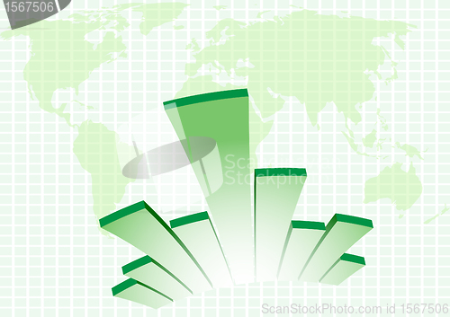 Image of Vector style background with diagram