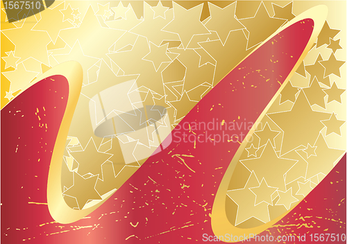 Image of Vector abstract background with star