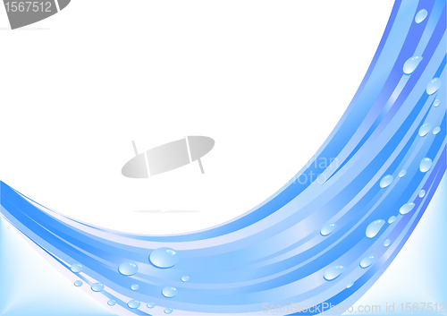 Image of Vector abstract blue background