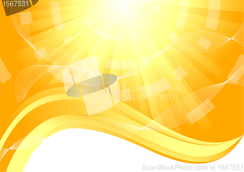 Image of Vector sunny background