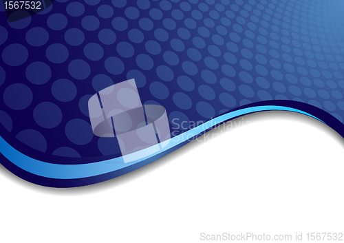 Image of Vector blue background with circle