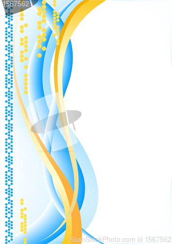 Image of Vector bright tech background