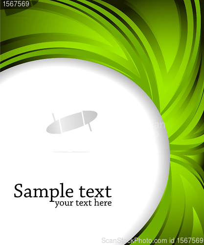 Image of Vector abstract green background