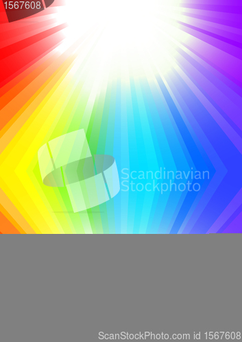 Image of Vector background in rainbow color