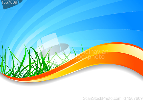 Image of Vector spring background