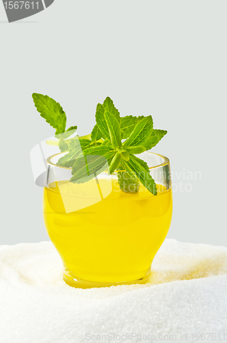 Image of Stevia rebaudiana, support for sugar
