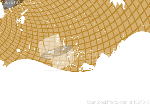Image of Vector brown grunge template