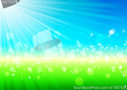 Image of Vector bright background