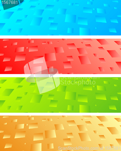 Image of Vector abstract banners