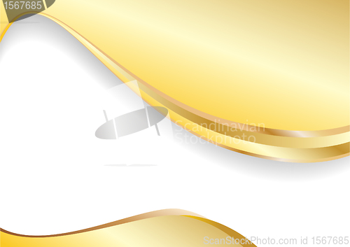 Image of vector gold background