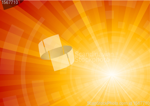 Image of Vector bright sunny background