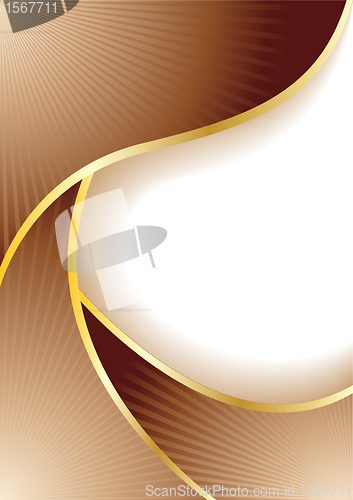 Image of Vector abstract chocolate banner