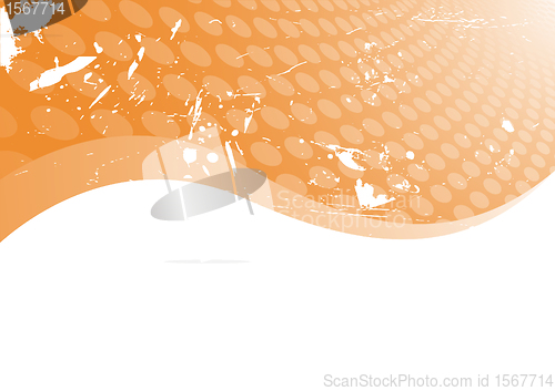Image of Vector orange grunge background