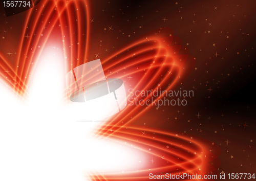 Image of Abstract bright background with star