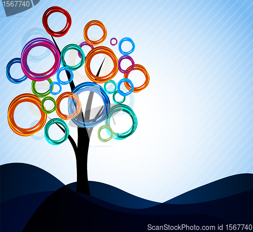 Image of Background with tree