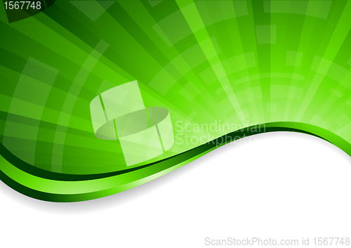 Image of Vector bright green background