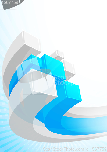 Image of Background with 3d element
