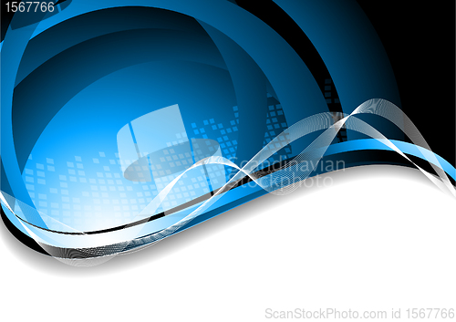 Image of Abstract blue background