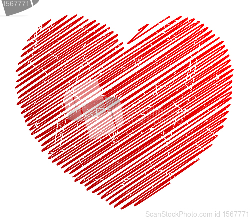 Image of Grunge heart