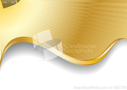 Image of Vector gold background