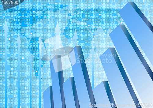 Image of Vector background with diagram