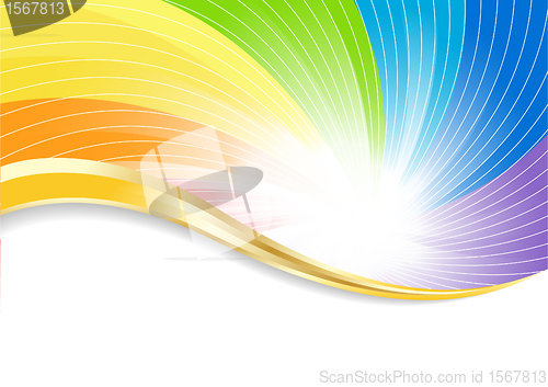 Image of Vector bright background