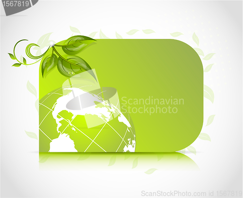 Image of Green design card