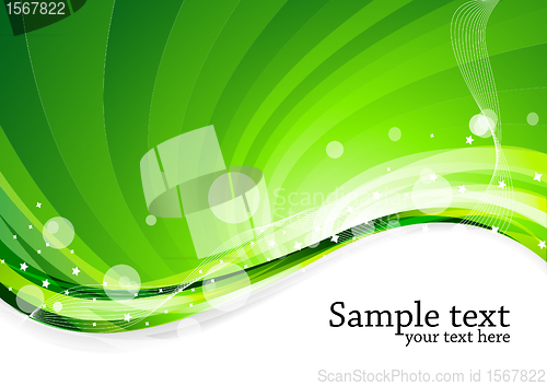 Image of Vector green background