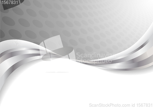 Image of Vector silver background
