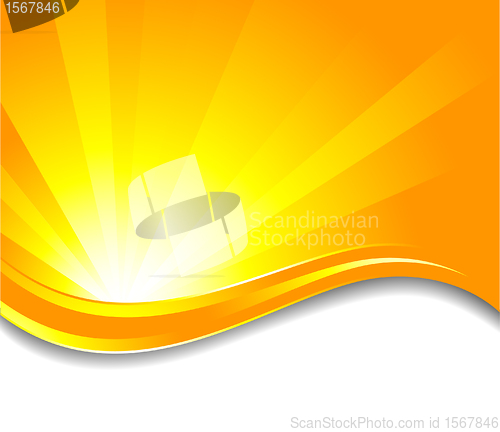 Image of Vector sunny background