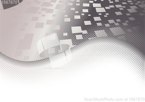 Image of Vector silver background