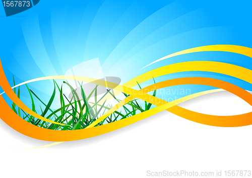 Image of Vector spring background