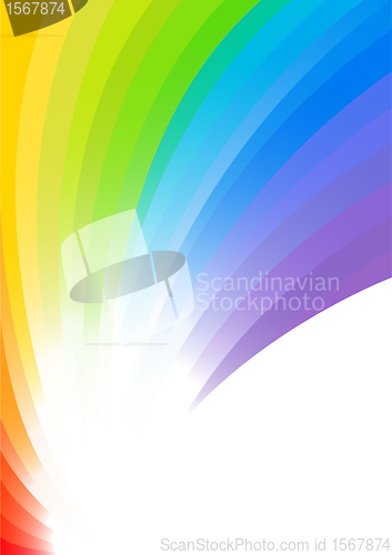 Image of Vector rainbow background