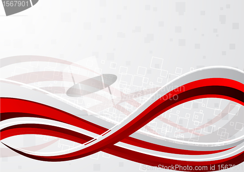Image of Vector red background