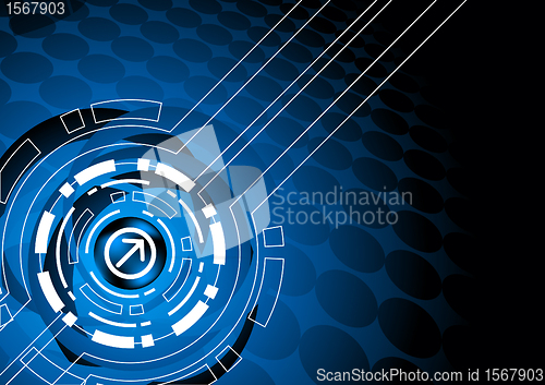 Image of Vector abstract tech template