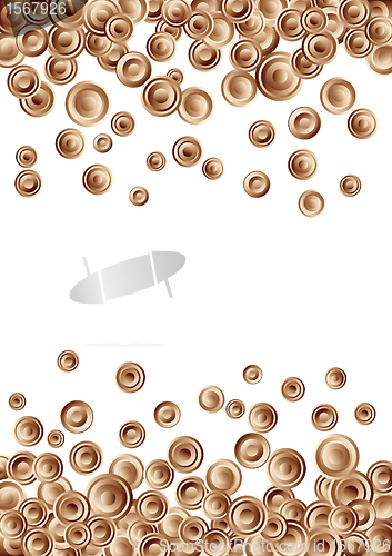 Image of Vector chocolate circle