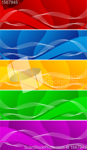 Image of Vector abstract banners