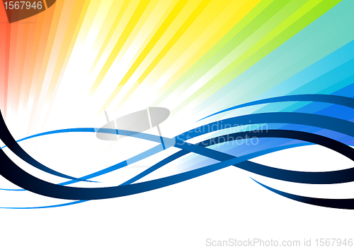 Image of Vector abstract colorful background