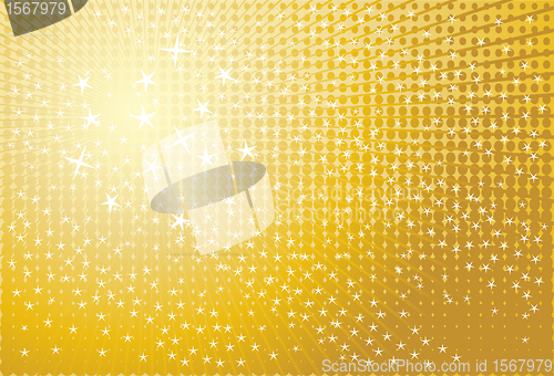 Image of Vector gold background