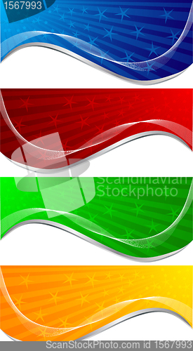 Image of Vector set of banners