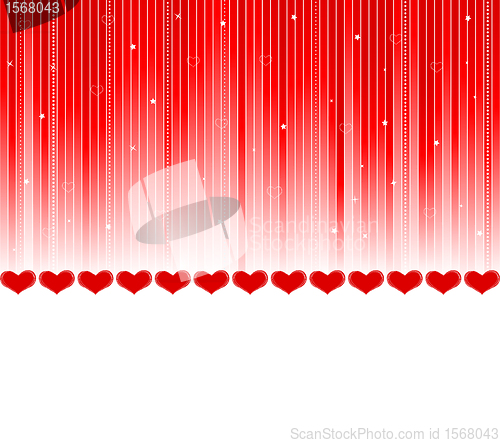 Image of Vector valentine card
